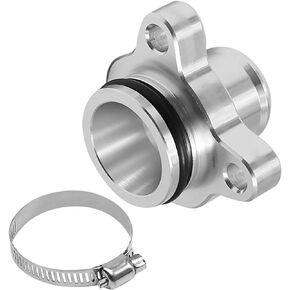 Water Hose Fitting 11537541992/11537544638 Compatible with BMW N54 N53 N52 w/Clamp