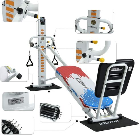 High Performance Gym - Patriotic XL Model with Total Over 100 Workout Exercises in Saudi Arabia