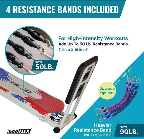 High Performance Gym - Patriotic XL Model with Total Over 100 Workout Exercises in Saudi Arabia