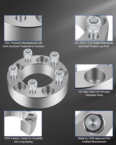 ECCPP 2X 1.5 بوصة 4 فواصل عجلة العروة 4x110 مم تناسب القوة الغاشمة 650 750 لـ King Quad 400 750 مع ترصيع 10x1.25 in Saudi Arabia