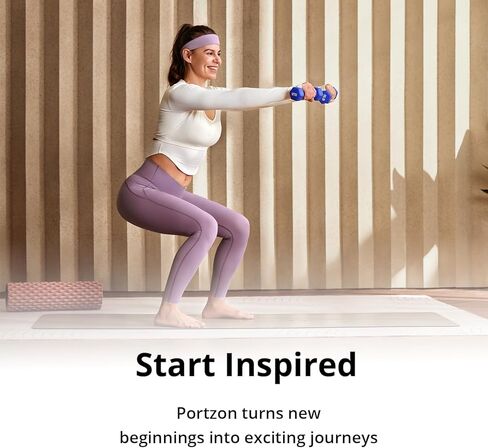 مجموعة بورتزون مكونة من 2 أوزان يد من النيوبرين، مضادة للانزلاق ومضادة للتدحرج in Kuwait