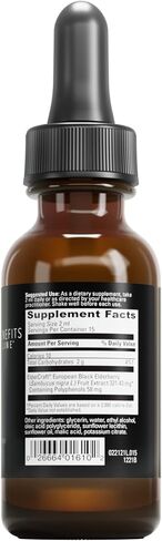 DAVINCI Labs Liposomal Elderberry - مكمل لدعم المناعة لصحة الرئتين والحلق والجيوب الأنفية* - مع مستخلص ElderCraft الأوروبي الأسود - خالي من الغلوتين - نباتي - 30 مل، 15 وجبة in Saudi Arabia