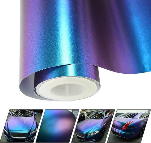 VINYL FROG Car Wrap Vinyl 12 Inches x 60 Inches Chrome Mirror Silver Self Adhesive Film DIY Decals Roll Air Release Technology in Saudi Arabia