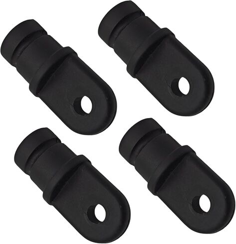 غطاء علوي للعين مصنوع من نايلون أسود متين من ميلكي أوشن - سهل التركيب، مقاوم للماء، يناسب أنابيب مقاس 7/8 بوصة، عبوة مكونة من 4 قطع. مثالي للقوارب واليخوت ومشاة البحرية - يدوم طويلاً، ومقاوم للتآكل in Kuwait