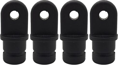 غطاء علوي للعين مصنوع من نايلون أسود متين من ميلكي أوشن - سهل التركيب، مقاوم للماء، يناسب أنابيب مقاس 7/8 بوصة، عبوة مكونة من 4 قطع. مثالي للقوارب واليخوت ومشاة البحرية - يدوم طويلاً، ومقاوم للتآكل in Kuwait