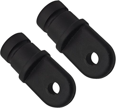 غطاء علوي للعين مصنوع من نايلون أسود متين من ميلكي أوشن - سهل التركيب، مقاوم للماء، يناسب أنابيب مقاس 7/8 بوصة، عبوة مكونة من 4 قطع. مثالي للقوارب واليخوت ومشاة البحرية - يدوم طويلاً، ومقاوم للتآكل in Kuwait