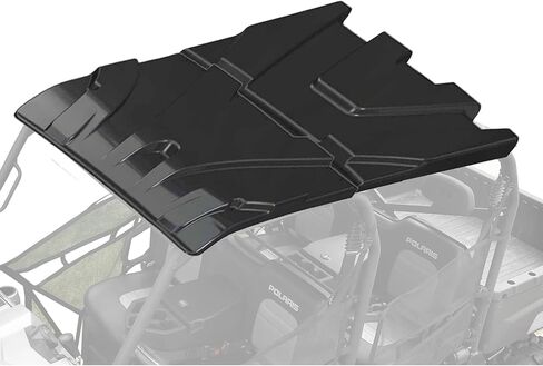 سقف بلاستيكي شديد التحمل متوافق مع 2013-2021 Polaris Ranger بالحجم الكامل 1000 ديزل XP 900 XP 570 Crew 4 مقاعد موديل الظل الأمامي والخلفي، المطر، الحطام in Kuwait