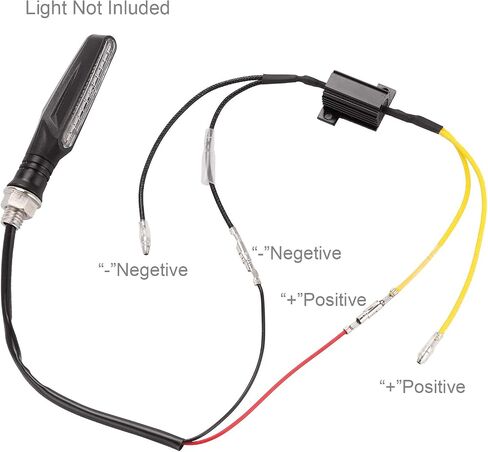 4 قطع 25 وات 10 أوم LED مقاومات الحمل LED محول إشارة الانعطاف فلاش فيكس خطأ لأضواء إشارة الانعطاف LED أضواء لوحة الترخيص DRL-أصفر أسود in Kuwait