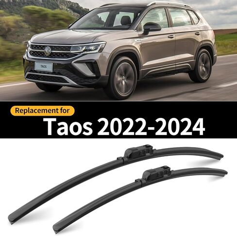بديل لشفرات ممسحة الزجاج الأمامي لسيارة Volkswagen Tiguan 2018 2019 2020 2021 2022 2023 2024، 3 قطع من شفرات ممسحة النافذة الأمامية والخلفية للسيارة in Kuwait