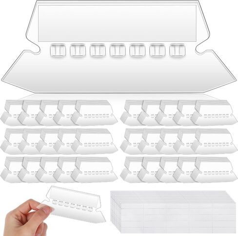 500 Hanging File Folder Tabs 500 Sets File Folder Tabs and Inserts Clear and White Blank Paper Labels for Office Back to School Organizing and Classifying Hanging Files in Saudi Arabia
