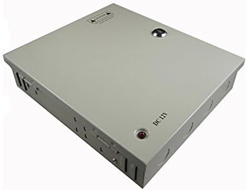 12V DC 18-Channel Distributed Power Supply Box 360W 30A Individual Fuse for CCTV Security Camera LED Strip Light and More in Saudi Arabia