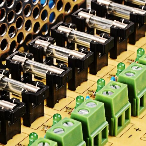 12V DC 18-Channel Distributed Power Supply Box 360W 30A Individual Fuse for CCTV Security Camera LED Strip Light and More in Saudi Arabia