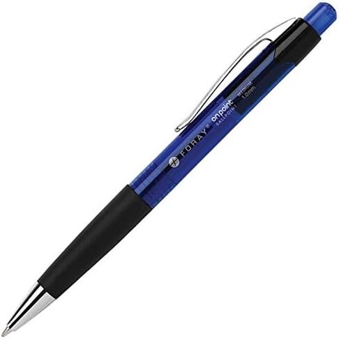 أقلام حبر جاف قابلة للسحب ذات قبضة ناعمة من Office Depot، نقطة متوسطة، 1.0 مم، أسطوانة زرقاء، حبر أزرق، عبوة مكونة من 12 قلمًا in Saudi Arabia