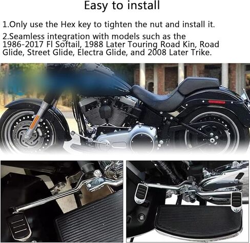 H-Arley Shifter Peg، كعب إصبع القدم شيفتر H-Arley Davidson، رافعة التحول مناسبة لـ 1986-2017 Fl Softail، 1988-في وقت لاحق بجولة على طريق King Road Glide، 2008-لاحقًا نماذج Trike استبدال رافعة التحول in Kuwait