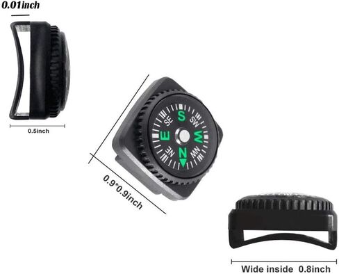 سوار بوصلة للأطفال بوصلة على شكل زر للمشي لمسافات طويلة، عبوة من 20 قطعة in Kuwait
