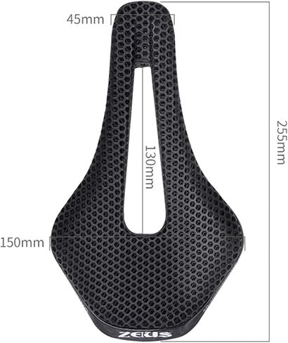 3D Printed Bike Saddle 150mm Light/Soft/Breathable/Waterproof Unisex Cushion Seat for City Bike, MTB, BMX, Gravel Bikes, Road Bike in Saudi Arabia