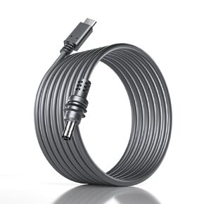 for Starlink Mini USB C to DC Power Cable, 10FT USB Type-C Input to DC Power Cord for Starlink Mini, Work with 100W+ PD Sources 20V PD Chargers, Outdoor Waterproof 18AWG Cable Accessories