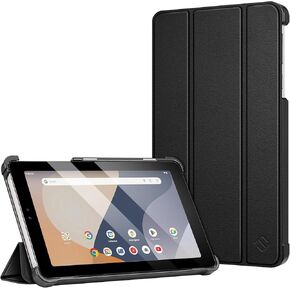 Fintie Case for Onn. 7" Tablet (2024 Model) - Premium Vegan Leather Folio Lightweight Hard Shell Stand Cover Compatible for Walmart Onn 7 Inch Tablet 4th Generation (Lilac Purple)