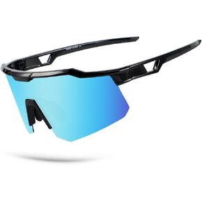 Cycling Sunglasses for Men Women,Youth Baseball Sunglasses,Lightweight Design UV400 Protection Sports Glasses in Kuwait