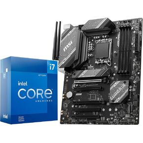 Micro Center CPU Motherboard Combo - Intel Core Ultra 7 265K 20 -Cores LGA 1851 Bundle معالج سطح المكتب مع MAG Z890
