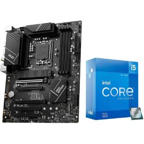Micro Center CPU Motherboard Combo - Intel Core Ultra 7 265K 20-Cores LGA 1851 Desktop Processor Bundle with PRO Z890-P WiFi ProSeries Motherboard