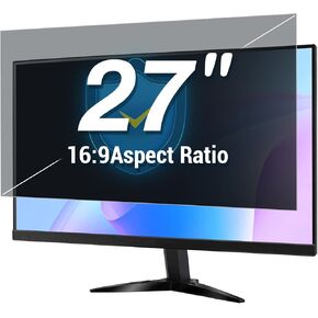 32 Inch Computer Monitor Privacy Screen Filter - Eye Protection Anti Glare Blue Light Filter, 32 inch Monitor Protector Film