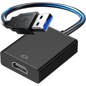 USB to HDMI Adapter for Monitor: USB 3.0 to HDMI for PC Laptop MacBook Supports Windows MacOS (LAFS-Z1)