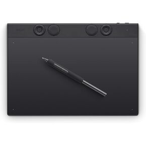 Wacom Intuos Pro Medium Bluetooth Professional Graphic Drawing Tablet with Pro Pen 3, Compatible with Mac, Windows - 2025 Edition