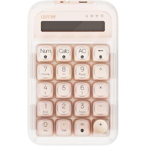 Lofree Foundation Tri-Mode Wireless Numpad White LED Backlight Compatible with MacOS, iOS, Windows, and Android