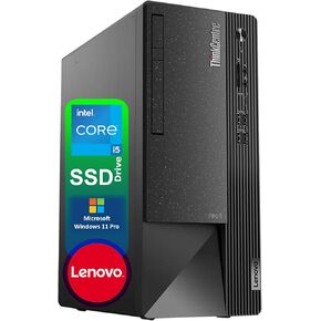 Lenovo ThinkCentre Business Desktop| Intel Core i5 Processor | 32GB RAM | 1TB SSD | Support Upto 3 Monitors | HDMI & USB-C | Ethernet | Wi-Fi | Bluetooth | Keyboard & Mouse| Windows 11 Pro