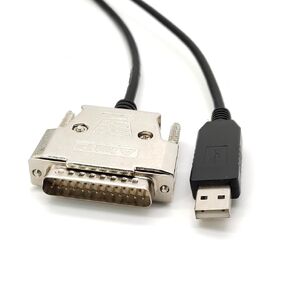 USB FTDI to DB25 Parallel Printer Cable USB with FTDI Chip Male to DB25 Male Serial Port Cable 1.8Meter
