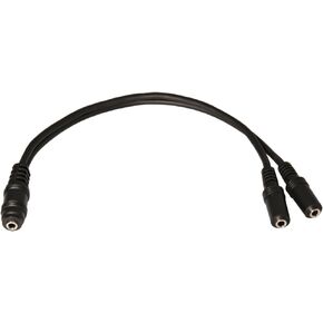 Seismic Audio 9 Inch Dual 3.5mm Female Y Splitter Cable-Stereo Split (SA-Y20)