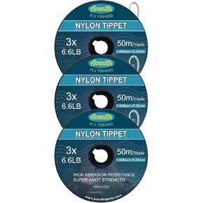 3/4 عبوات Aventik Fly Fishing Tippet Fresh Beded Leader Line Line Tippet Holder Invisible Fly Fishing Bass Fishing Carp Saltwater Line in Kuwait