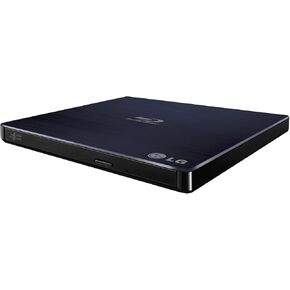 LG 6x BP50NB40 Ultra Slim Portable Blu-ray Writer with M-DISC Support, Mac OS X Compatible (Black, Retail Box)