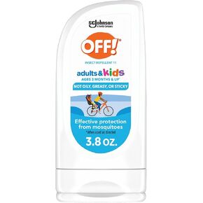 OFF! Insect Repellent Lotion for Adults & Kids, Fragrance-Free Bug Repellent for Everyday Protection from Mosquitoes, 3.8 oz