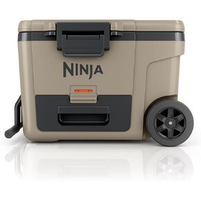 Ninja FrostVault 45qt Wheeled Cooler with Dry Zone, Integrated Fridge-Temp Dry Storage Drawer, Premium Heavy-Duty Insulated Cooler, Keeps Ice for Days, Lakeshore Blue, FB245BL