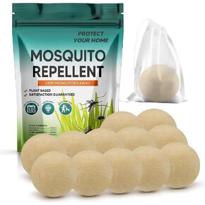 Mosquito Repellent Outdoor Patio, Powerful Indoors Mosquitoes Repellent, Natural Mosquito Deterrent for Kids/Adults, Mosquito Repellant, Mosquitoes Control for Camping/Patio/Yard/Travel 8P