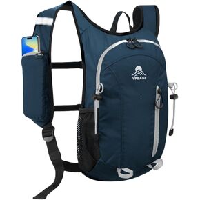 Small Hiking Backpack with Front Phone Holder, Packable Back Pack with Chest and Waist Strap, Lightweight Daypack for Women Men
