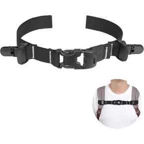 Vigorport Backpack Chest Strap Add on, Elastic Backpack Sternum Strap, Heavy Duty Adjustable Chest Belt with Quick Release Buckle