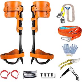 Tree Climbing Spikes Kit - Tree Climbing Gear for Tree Work, Climbing, Sports, Working