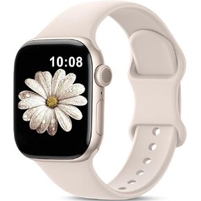 Patenting Sport Silicone Band Compatible with Apple Watch Bands for Women Men 38mm 40mm 41mm 42mm 44mm 45mm 46mm 49mm, Soft Wristband Waterproof Sport Strap for iWatch Series 10 9 8 7 6 5 4 3 2 1 SE