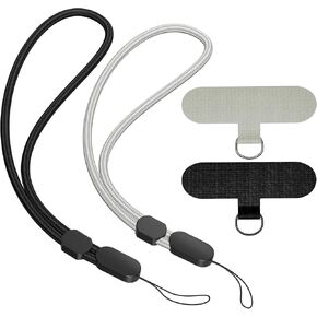 SURDOCA Adjustable Phone Lanyard, Phone Wrist Strap, Camera Wrist Strap, Nylon Wrist Lanyard, Phone Wristlet, Anti Theft Phone Strap, Lanyard for Earphone, USB Flash Drive, ID Name Tag Badge