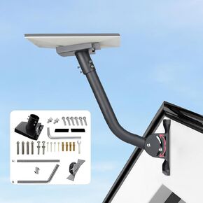 Starlink Gen 3 Mount, 360°Adjustable Starlink Gen 3 Roof/Wall Mounting Kit Include V3 Starlink Standard Dish & Starlink Gen 3 Pole Mount for Starlink Internet Kit Satellite