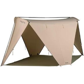 Springbar Leisure Port Canvas Canopy Shade Tent Convertible Pop-Up Shelter (OD Green)