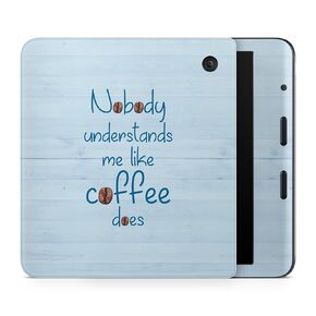E-Reader Skin Compatible with Kobo Libra Colour (2024) - Coffee Understands Me - Premium 3M Vinyl Protective Wrap Decal Cover - Easy to Apply | Crafted in The USA by MightySkins