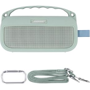 Soft Silicone Cover Case for Bose New SoundLink Flex Portable Bluetooth Speaker 2nd Gen,Black Silicone Cover