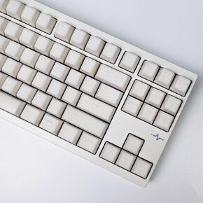 KBDIY White Jade Cherry Profile Keycap 60 في المائة ، PBT Custom Keycap-174 مفاتيح أغطية مفتاح بيضاء لـ 61/64/68/84/87/100/104/108 لوحة مفاتيح ميكانيكية Cherry MX