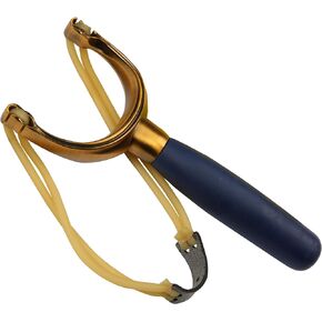 مقلاع مع شوكة سبيكة معدنية ، لعبة Slingshot مع شريط مطاطي للبالغين ، في الهواء الطلق ، الصيد ، لعبة المنجنيق ، المقلاع الثقيل