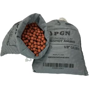PGN قابلة للتحلل الطين المقلاع Ammo - الممارسة المستقيمة ودقيقة المقلاع الذخيرة - الجيب غير سامة الذخيرة