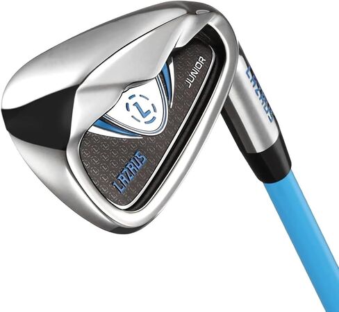 LAZRUS GOLF Premium Kids Golf Clubs Set Or Individuals for Boys or Girls - Junior Golf Clubs - Driver, Fairway Wood, 7 Iron, PW, Putter - Blue or Pink in Saudi Arabia
